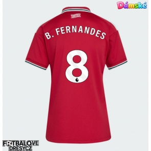 Manchester United Bruno Fernandes #8 Dámské Domácí Dres 2026-27 Krátký Rukáv Manchester United Bruno Fernandes #8 Dámské Domácí Dres 2026-27 Krátký Rukáv